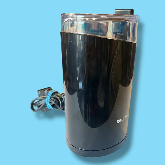 Vintage New Krups Black F203 Fast Touch Coffee Mill Grinder 160 Watts - Picture 3 of 11